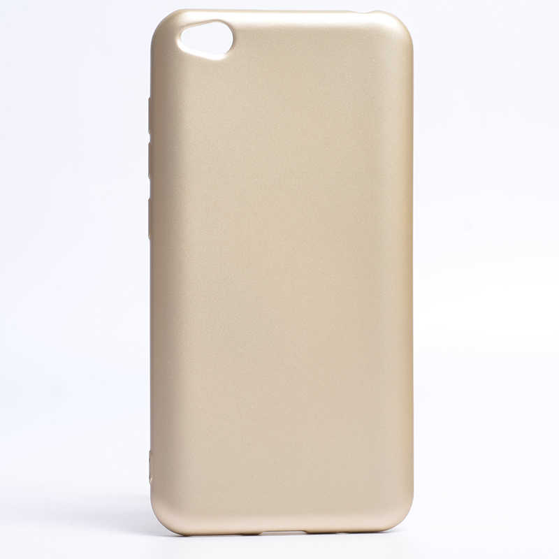 Xiaomi Uyumlu  Redmi Go Kılıf Zore Premier Silikon Kapak-Gold
