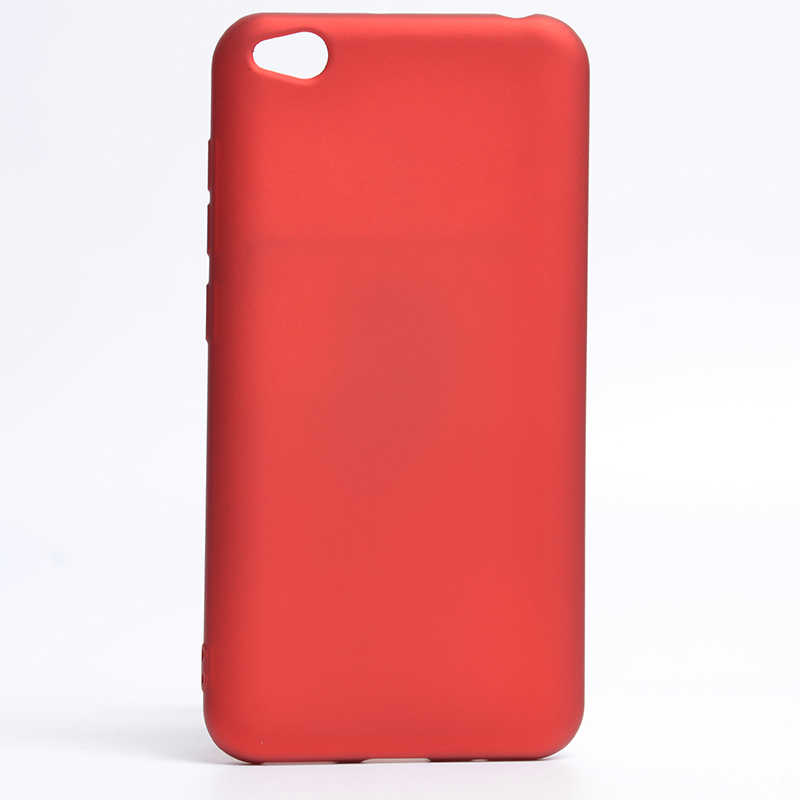 Xiaomi Uyumlu  Redmi Go Kılıf Zore Premier Silikon Kapak-Kırmızı