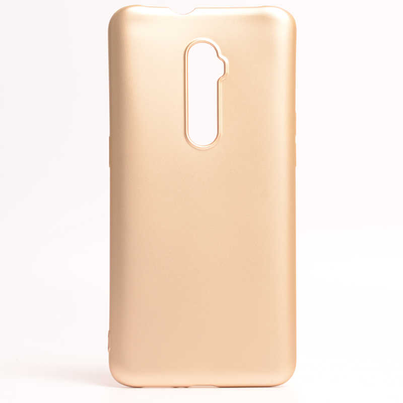 Oppo Reno 10X Zoom Kılıf Zore Premier Silikon Kapak-Gold