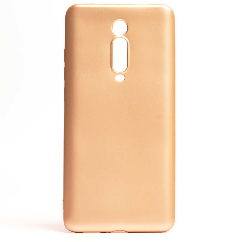 Xiaomi Uyumlu  Mi 9T Kılıf Zore Premier Silikon Kapak-Gold
