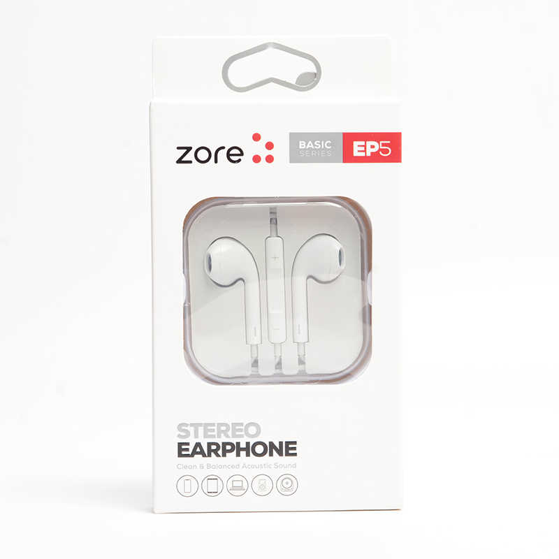 Zore EP5 Basıc Serisi 3.5mm Kulaklık-Beyaz