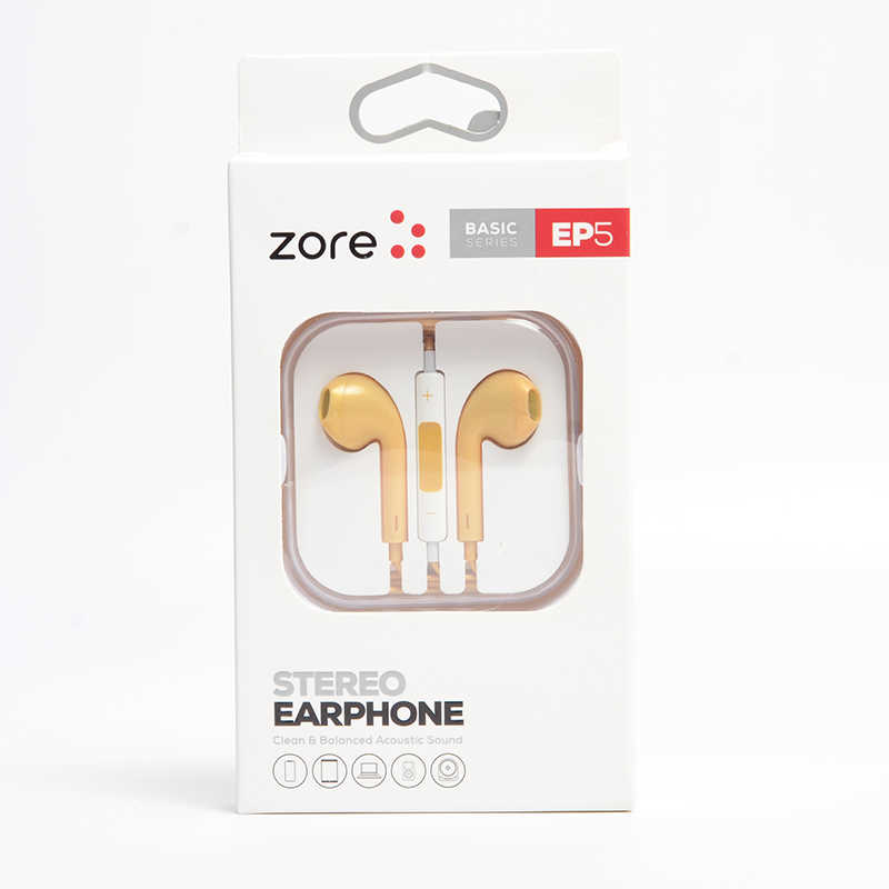 Zore EP5 Basıc Serisi 3.5mm Kulaklık-Gold
