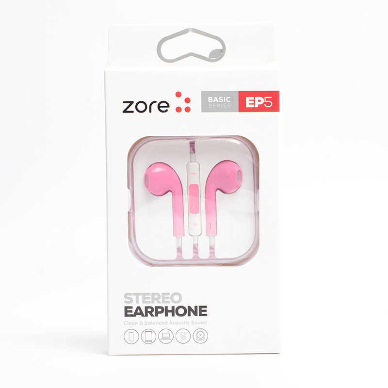 Zore EP5 Basıc Serisi 3.5mm Kulaklık-Pembe