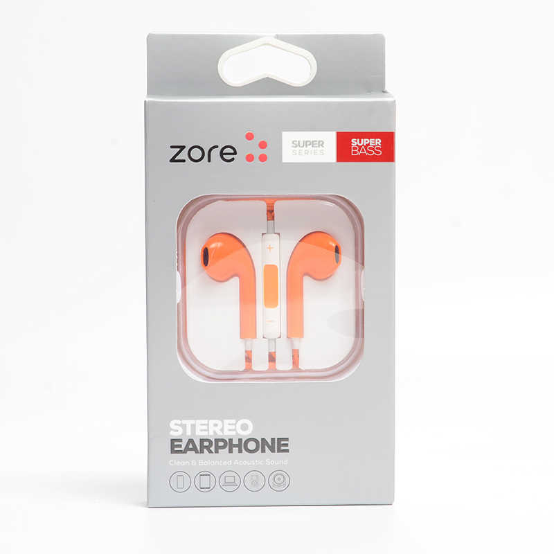 Zore EP5 Basıc Serisi 3.5mm Kulaklık-Turuncu