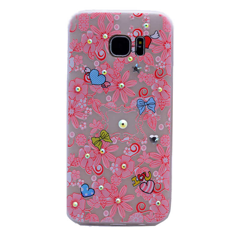 Galaxy Uyumlu S7 Edge Kılıf Zore Pembiş Silikon-No10