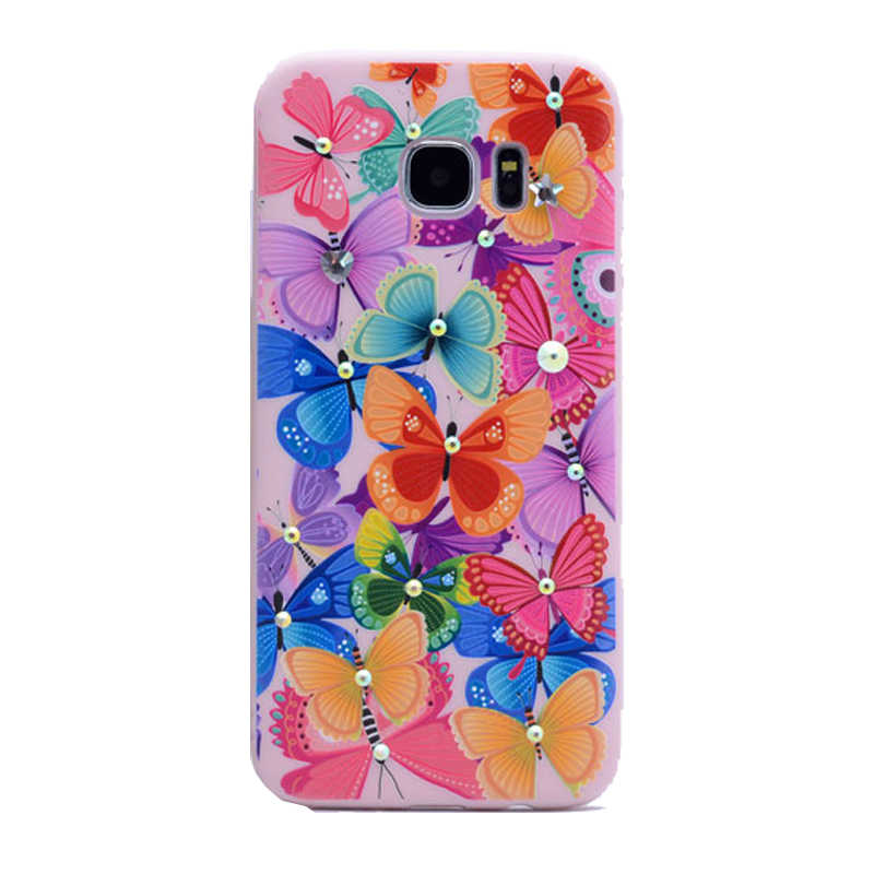 Galaxy Uyumlu S7 Edge Kılıf Zore Pembiş Silikon-No8