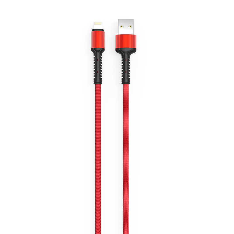 Zore LS65 Lightning Usb Kablo-Kırmızı
