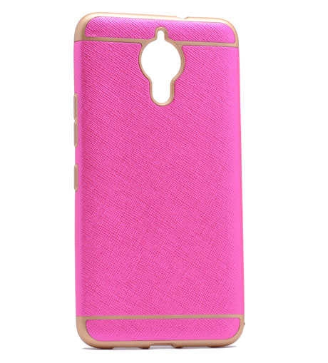 General Mobile 5 Plus Kılıf Zore Simli Sude Silikon-Pembe