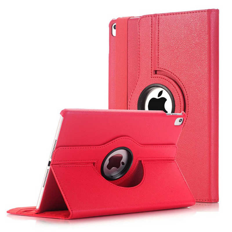 iPad Uyumlu 9.7 2018 (6.Nesil) Zore Dönebilen Standlı Kılıf-Kırmızı