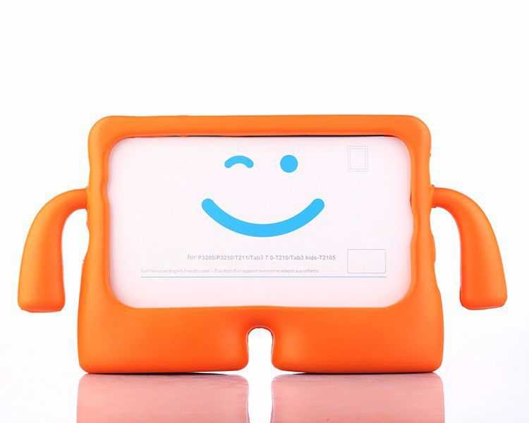 iPad Uyumlu 9.7 2018 (6.Nesil) Zore Çocuk Standlı Tablet Kılıf-Turuncu