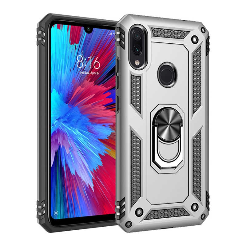 Xiaomi Uyumlu  Redmi Note 7 Kılıf Zore Vega Kapak-Gri
