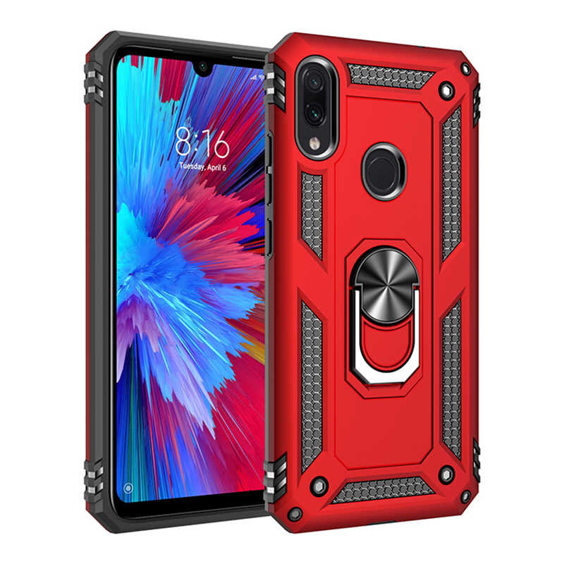 Xiaomi Uyumlu  Redmi Note 7 Kılıf Zore Vega Kapak-Kırmızı