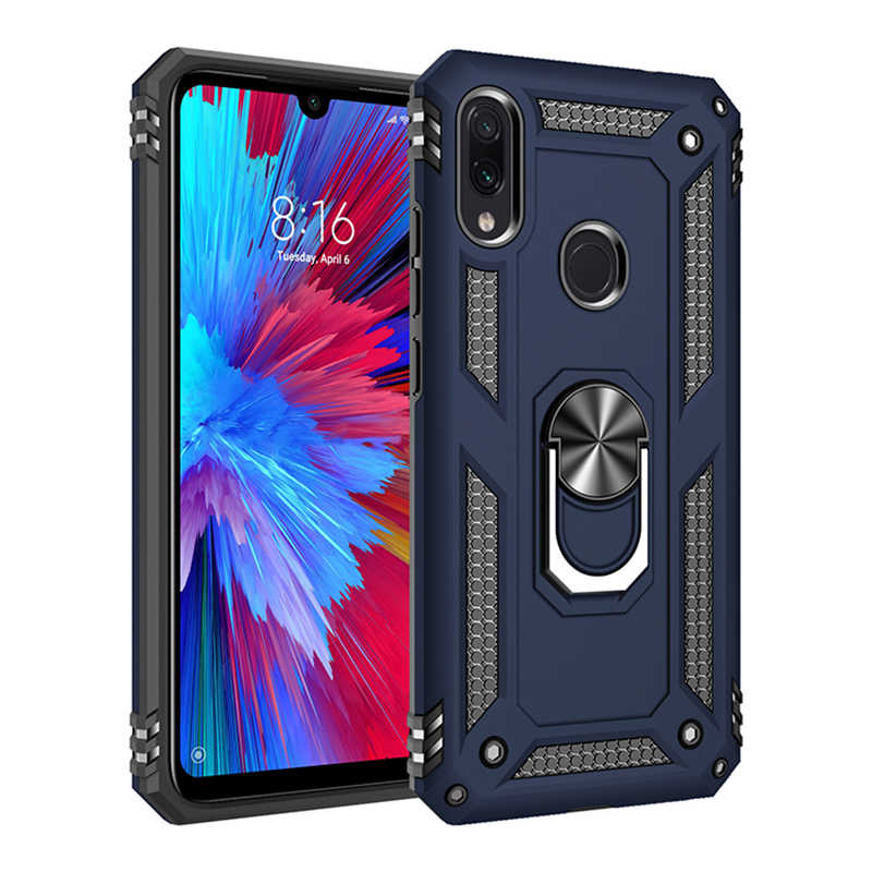 Xiaomi Uyumlu  Redmi Note 7 Kılıf Zore Vega Kapak-Mavi