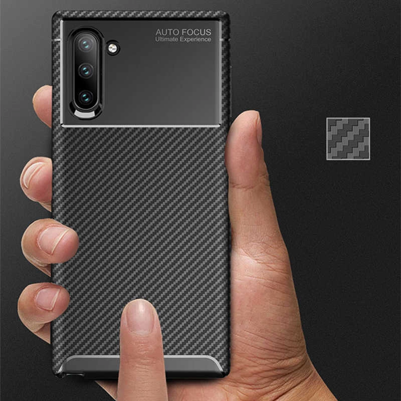 Galaxy Uyumlu Note 10 Kılıf Zore Negro Silikon Kapak