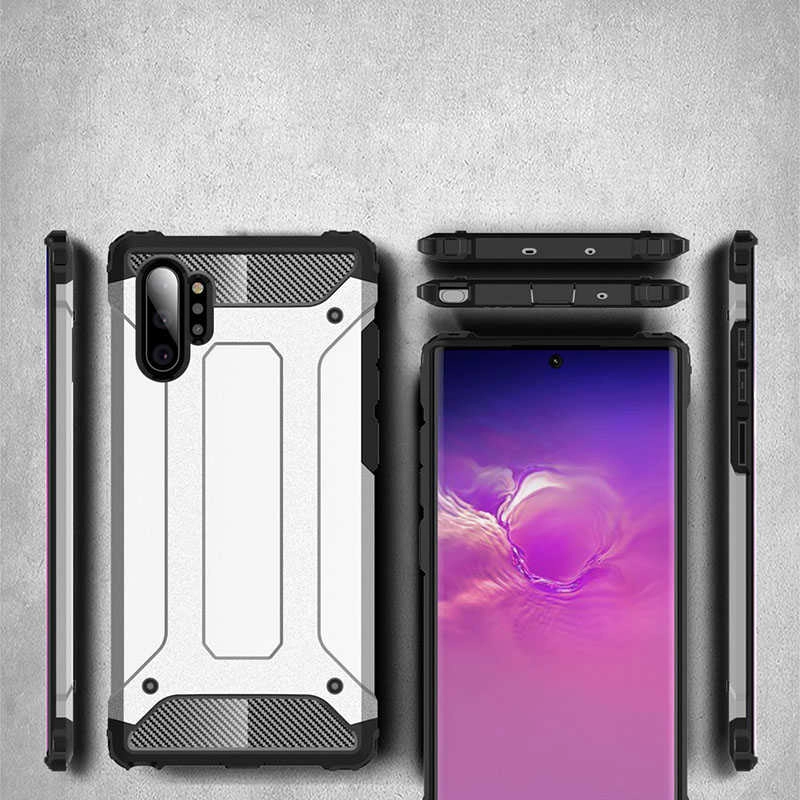 Galaxy Uyumlu Note 10 Plus Kılıf Zore Crash Silikon Kapak