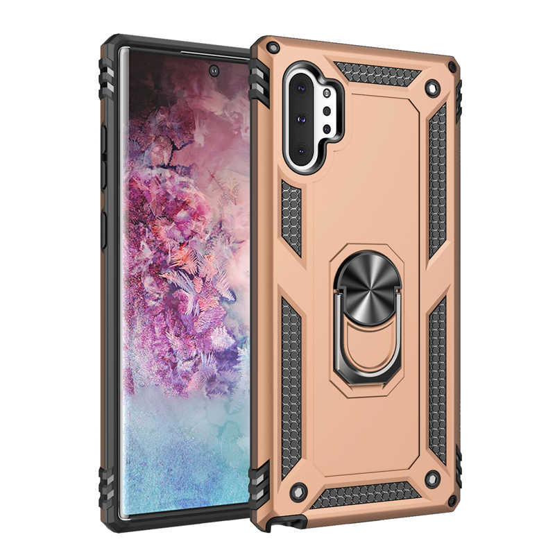Galaxy Uyumlu Note 10 Plus Kılıf Zore Vega Kapak-Gold
