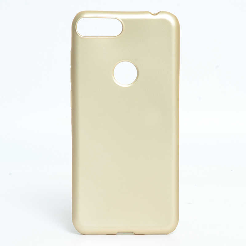 Alcatel 1S Kılıf Zore Premier Silikon Kapak-Gold