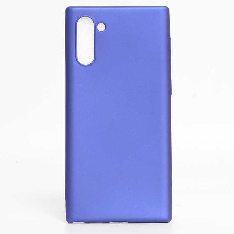 Galaxy Uyumlu Note 10 Kılıf Zore Premier Silikon Kapak-Saks mavi