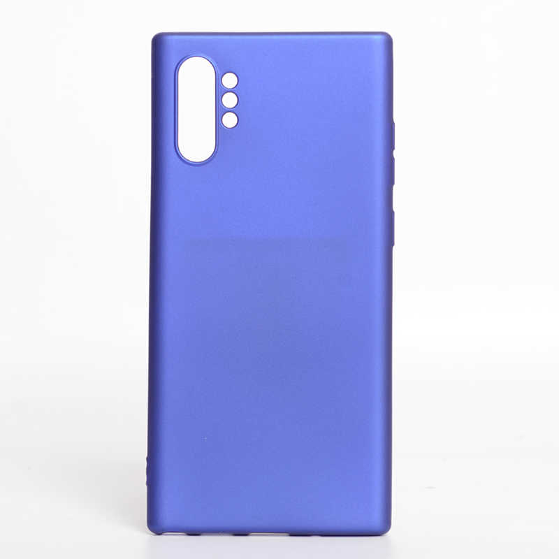 Galaxy Uyumlu Note 10 Plus Kılıf Zore Premier Silikon Kapak-Saks mavi