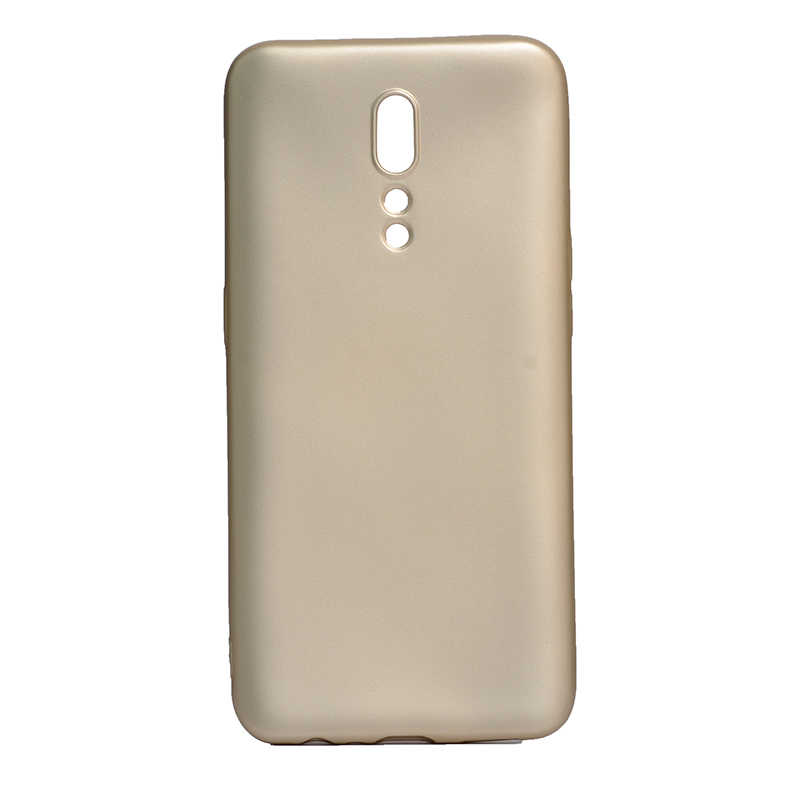 Oppo Reno Z Kılıf Zore Premier Silikon Kapak-Gold