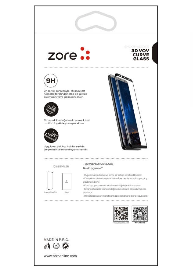 Galaxy Uyumlu Note 10 Zore 3D Vov Curve Cam Ekran Koruyucu