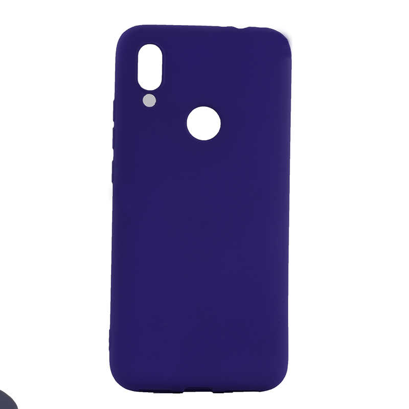 Xiaomi Uyumlu  Redmi 7 Kılıf Zore Premier Silikon Kapak-Mor