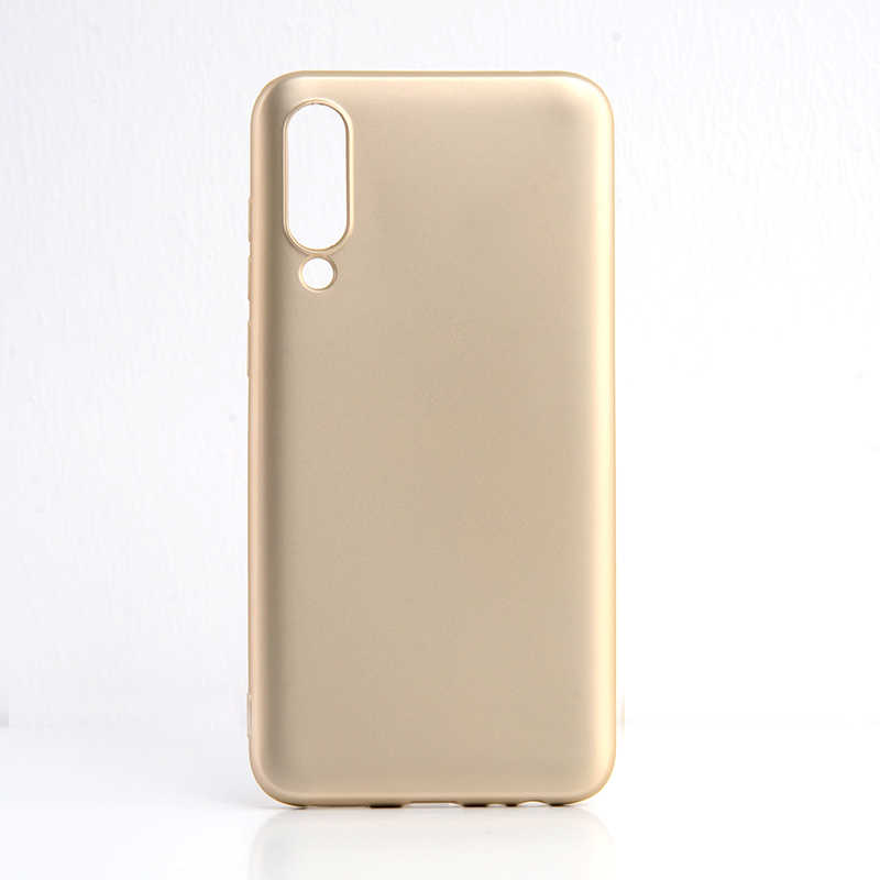 Meizu 16XS Kılıf Zore Premier Silikon Kapak-Gold