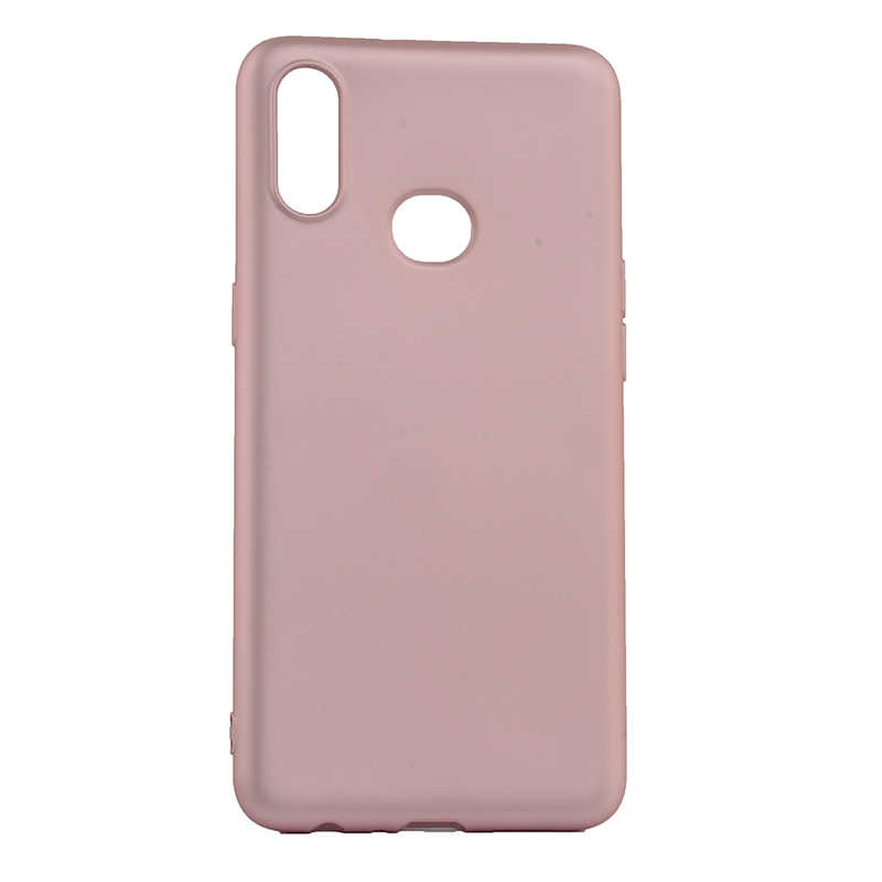 Galaxy Uyumlu A10S Kılıf Zore Premier Silikon Kapak-Rose gold