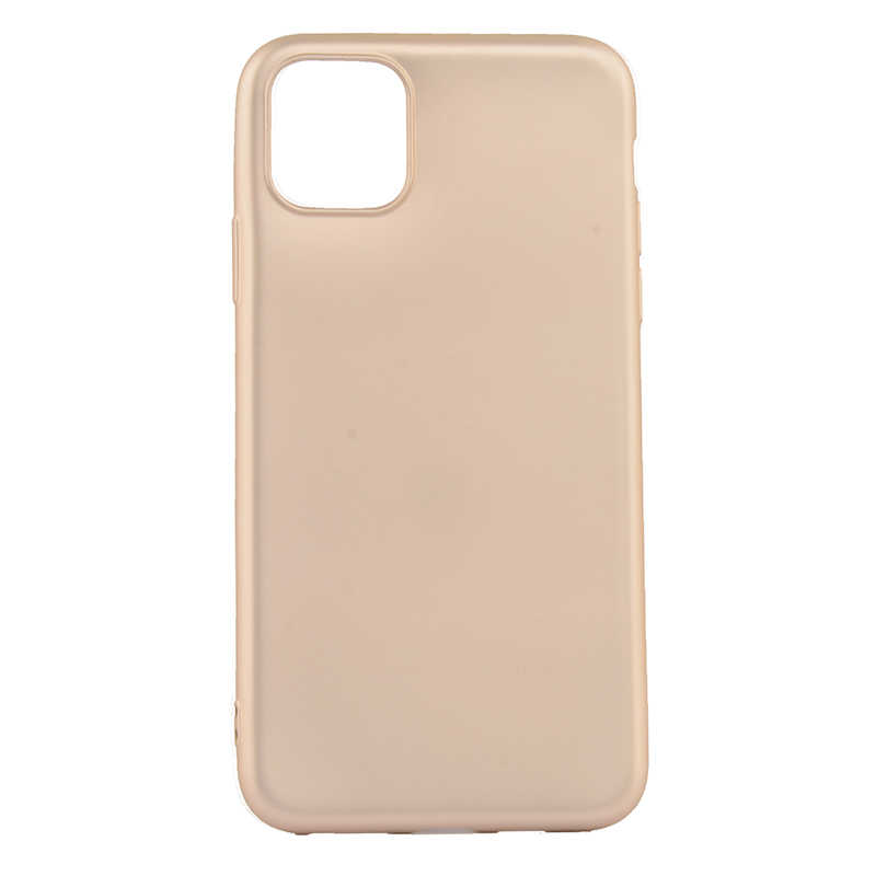 iPhone Uyumlu 11 Pro Max Kılıf Zore Premier Silikon Kapak-Gold