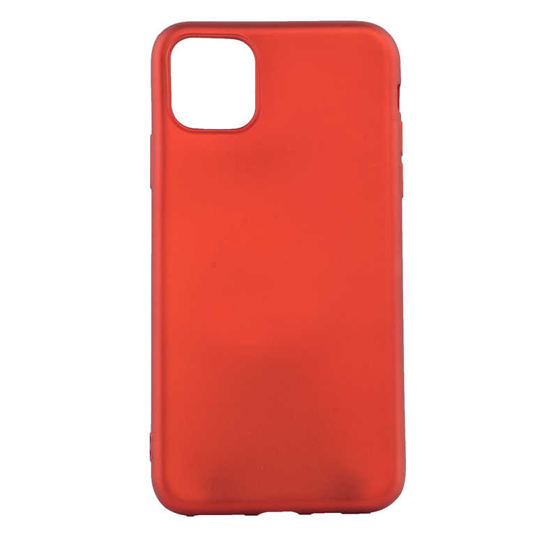 iPhone Uyumlu 11 Pro Max Kılıf Zore Premier Silikon Kapak-Kırmızı