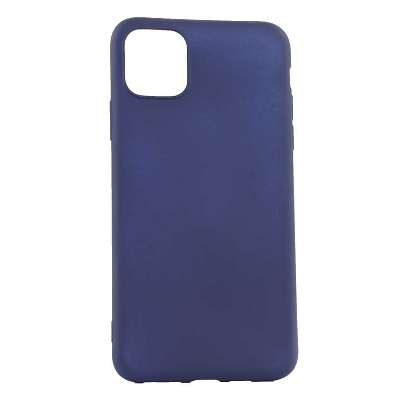 iPhone Uyumlu 11 Pro Max Kılıf Zore Premier Silikon Kapak-Lacivert