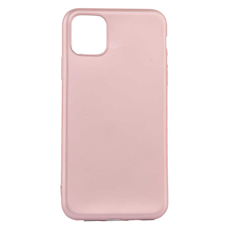 iPhone Uyumlu 11 Pro Max Kılıf Zore Premier Silikon Kapak-Rose gold