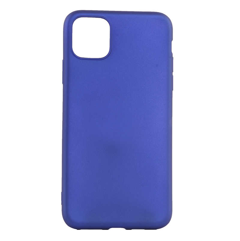 iPhone Uyumlu 11 Pro Max Kılıf Zore Premier Silikon Kapak-Saks mavi