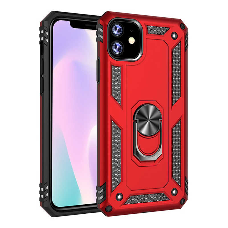 iPhone Uyumlu 11 Kılıf Zore Vega Kapak-Kırmızı