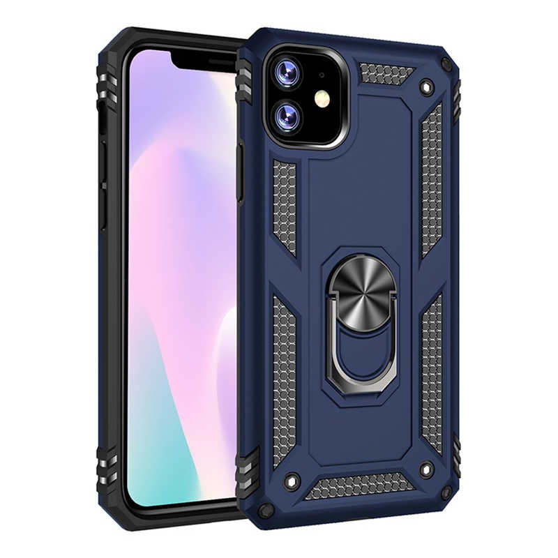 iPhone Uyumlu 11 Kılıf Zore Vega Kapak-Mavi