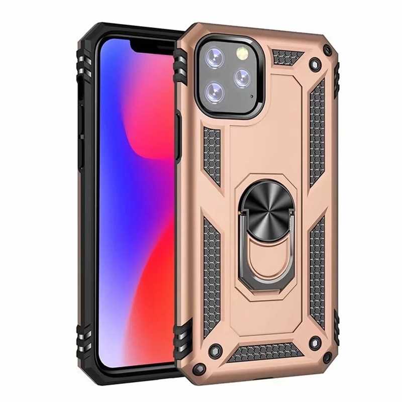 iPhone Uyumlu 11 Pro Max Kılıf Zore Vega Kapak-Gold