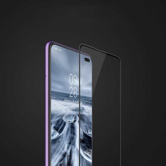 Xiaomi Uyumlu  Redmi K30 Zore Kenarları Kırılmaya Dayanıklı Cam Ekran Koruyucu