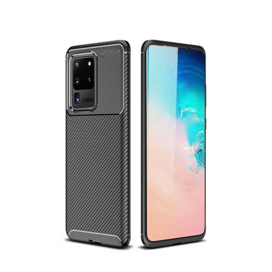 Galaxy Uyumlu S20 Ultra Kılıf Zore Negro Silikon Kapak