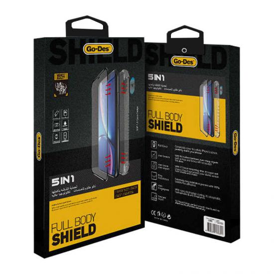 iPhone Uyumlu XR 6.1 Go Des 5 in 1 Full Body Shield