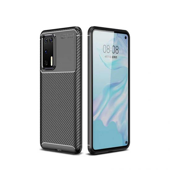 Huawei Uyumlu P40 Kılıf Zore Negro Silikon Kapak