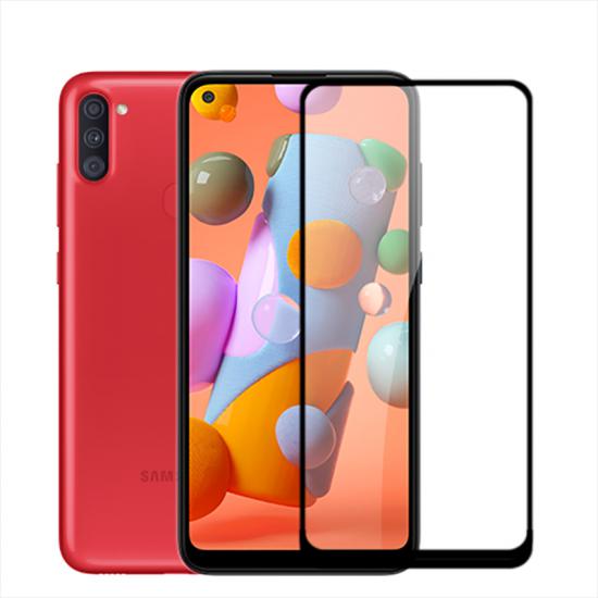 Galaxy Uyumlu M11 Zore Kenarları Kırılmaya Dayanıklı Cam Ekran Koruyucu