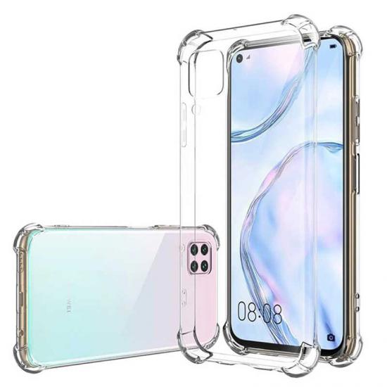 Huawei Uyumlu P40 Lite Kılıf Zore Nitro Toz Korumalı Shock Silikon