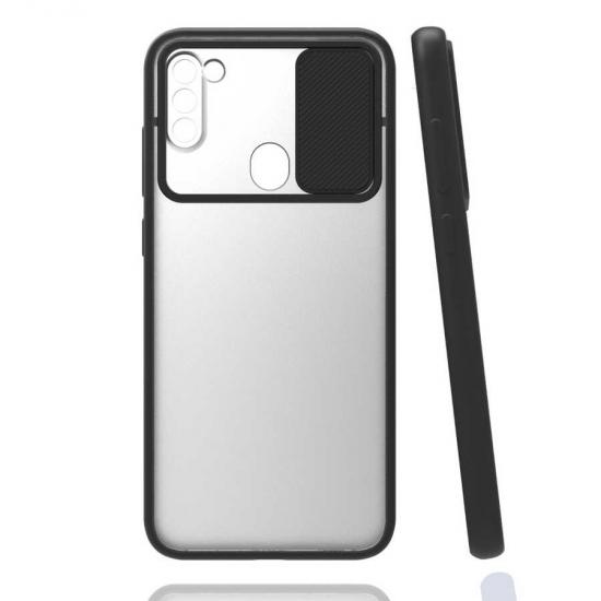 Galaxy Uyumlu M11 Kılıf Zore Lensi Kapak