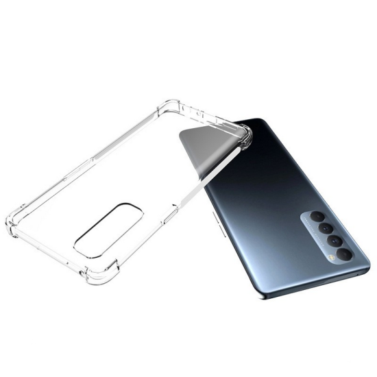 Oppo Reno 4 Pro 4G Kılıf Zore Nitro Toz Korumalı Shock Silikon