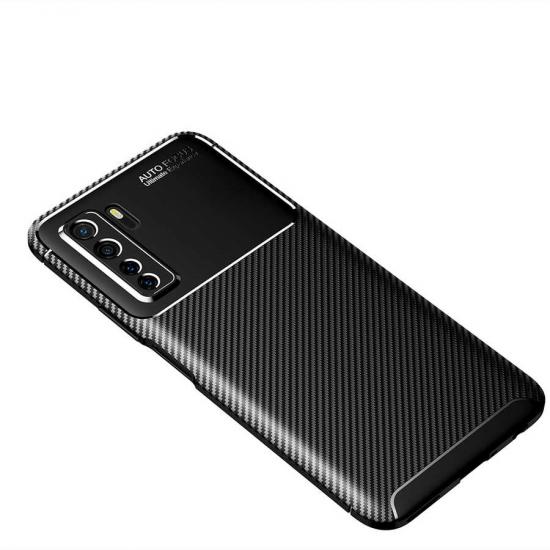 Huawei Uyumlu P40 Lite 5G Kılıf Zore Negro Silikon Kapak