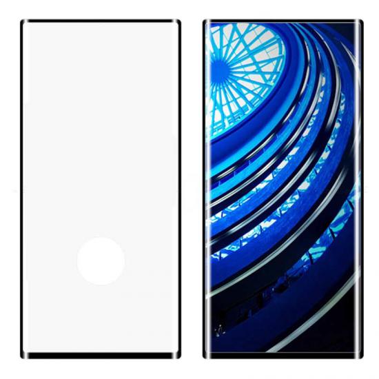 Galaxy Uyumlu Note 10 Zore Kavisli Full Yapışkanlı Cam Ekran Koruyucu