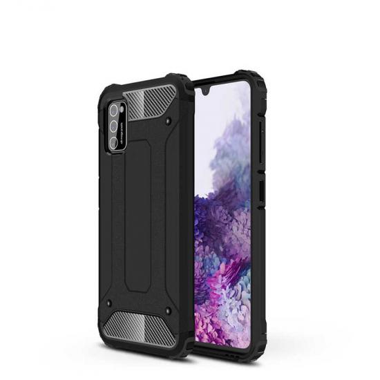 Galaxy Uyumlu A02S Kılıf Zore Crash Silikon Kapak