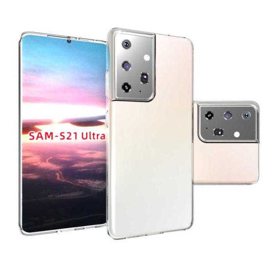 Galaxy Uyumlu S21 Ultra Kılıf Zore Süper Silikon Kapak
