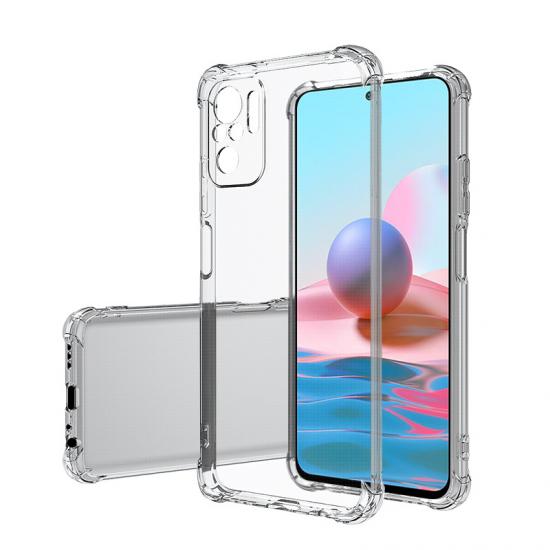 Xiaomi Uyumlu  Redmi Note 10S Kılıf Zore Kamera Korumalı Nitro Anti Shock Silikon