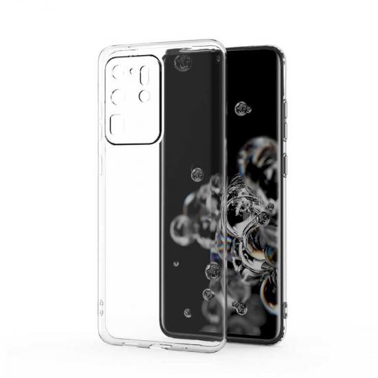 Galaxy Uyumlu S20 Ultra Kılıf Zore Kamera Korumalı Süper Silikon Kapak